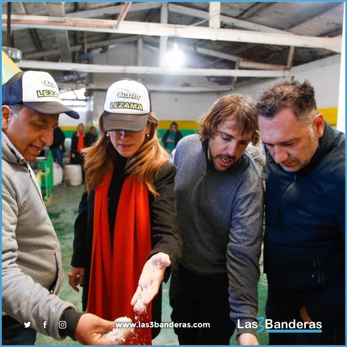 Facundo Celasco presente en el Paraje Duilio