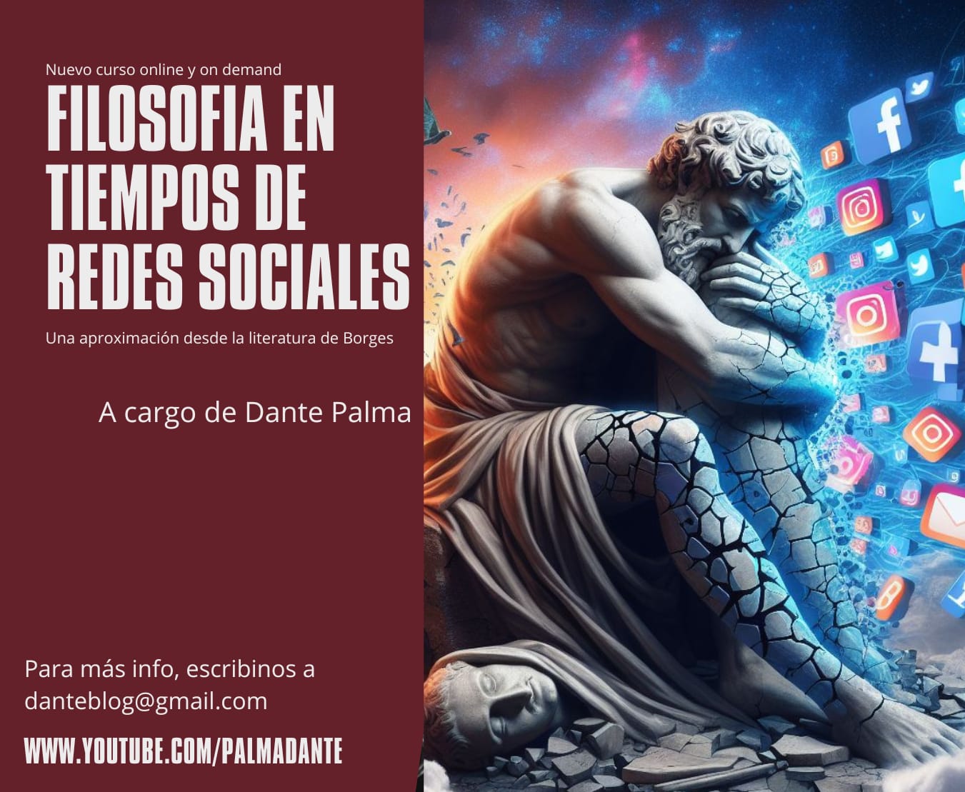 Curso de filosofía en tiempos de redes sociales