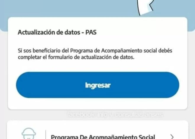 ACOMPAÑAMIENTO SOCIAL: CAPITAL HUMANO PONDRÁ EN MARCHA LA ACTUALIZACIÓN DE DATOS